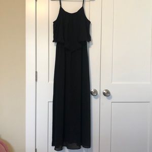 Xhilaration Size Large, Black Maxi dress